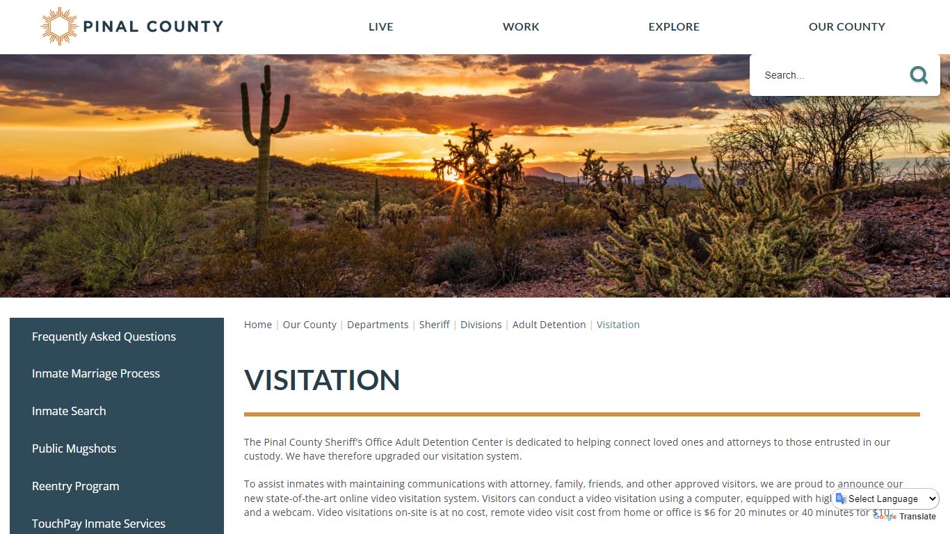 Visitation | Pinal County, AZ